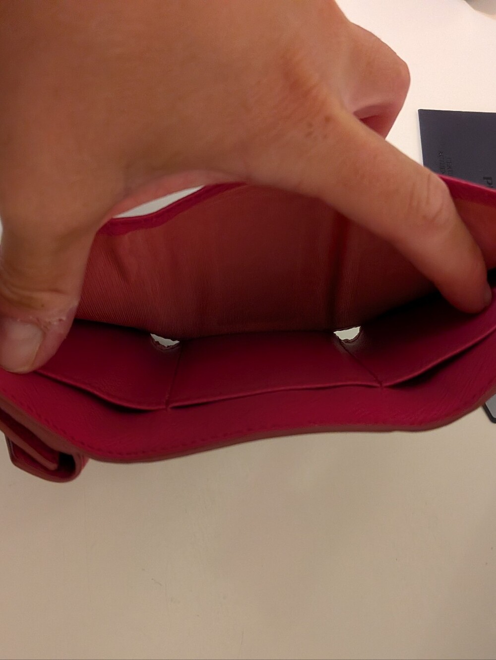 Prada Small Trifold Wallet Pink Safiano Leather Nib 🎁 - Picture 10 of 12